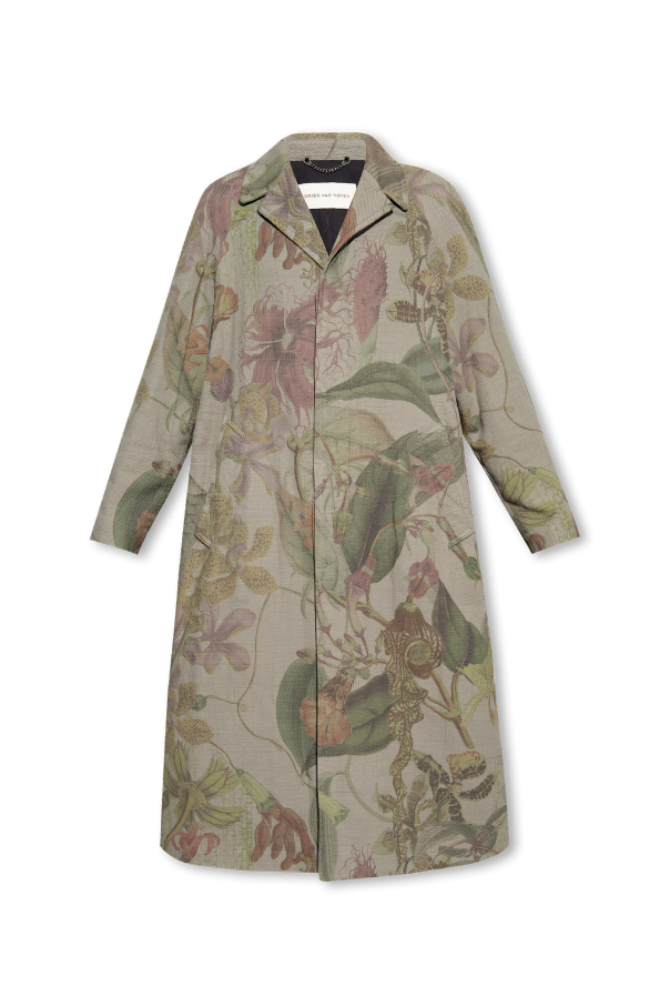 Coat with floral motif od Dries Van Noten